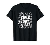Field Play Day Vibes Teacher Student Kids 2026 Feliz día de Juego Camiseta