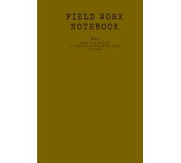 Field Work Notebook: Black Line Print on White Paper: Hard Cover 5.5 inch x 8.5 inch white paper, duo grid format (L) 100 pages and line format (R) ... / inspection and test record / meeting memo
