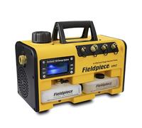 Fieldpiece Bomba de vacío VP67-6 CFM, motor CC de 1/2 HP, sistema de cambio de aceite RunQuick - Portátil - Herramienta HVAC profesional - Compatible con A2L