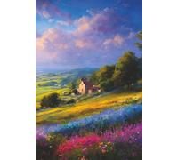 Fields of Quiet Light: A Lined Art Journal Inspired by Open Skies and Gentle Landscapes