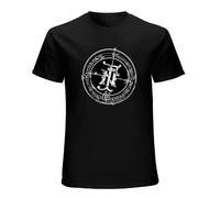 Fields of The Nephilim Logo Gothic Rock The Mission Unisex 100% Cotton Short-Sleeve T-Shirts Black XXL