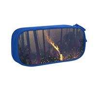 Fields On Fire - Estuche para lápices para niñas y niños, bolsa grande para lápices, organizador de papelería escolar, bolsa de cosméticos para Wo, color, 5.0cm*10.5cm*20.5cm, Estuche para lápices