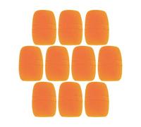 Fielect 10 unids esponja espuma micrófono mano protección parabrisas naranja para KTV Broadcasting