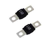 Fielect 32 V 150 A AMI/MIDI coche fusible plano batería perno tipo fusible alta corriente 2 unids