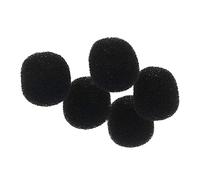 Fielect 5 fundas de espuma para micrófono de 14,5 mm x 14,5 mm de longitud para auriculares de solapa Lavalier