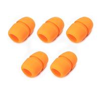 Fielect 5 unids esponja espuma micrófono mano protección parabrisas naranja para KTV Broadcasting
