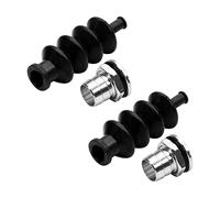 Fielect Cubierta de órgano impermeable de 50 mm, varilla de empuje impermeable, sello de goma, modelo de fuelle para barco RC 2 piezas