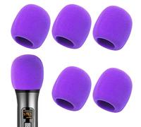 Fielect - Funda para micrófono (5 unidades), color morado