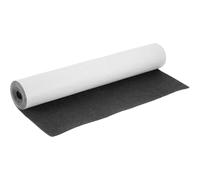 Fieltro autoadhesivo de fieltro gris claro, 40 x 220 cm, rollo de fieltro de 2 mm de grosor, para cajón, posavasos de fieltro, alfombrilla para coche, marco de fotos, patas de mesa (negro, 2 mm de