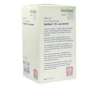 Fieltro compresas 7,5 x 7,5 cm unsteril 6 compartimento 100 St