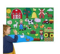 Fieltro juego de historias, pizarras de fieltro para niños en edad preescolar