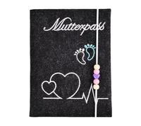 Fieltro Maternidad Portadocumentos Comprobar Ubicación Almacenamiento para Certificado Alemán Hospital y Tarjeta de Seguro Bebé Recuerdo Accesorios