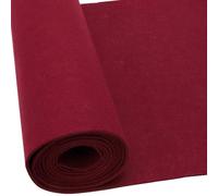 Fieltro para manualidades, color rojo vino, 3 mm de grosor, tela de fieltro por metros, 30 x 250 cm, fieltro para manualidades, fieltro de poliéster, rollo de fieltro para cortar para proyectos de