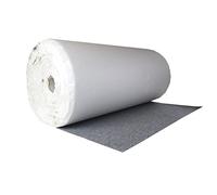 Fieltro para muebles por metros, tela de fieltro de 3,5 mm de grosor, autoadhesiva, color gris (0,5 metros lineales) (gris, 250 x 100 cm)