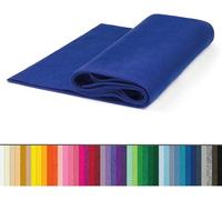Fieltro Por Metros, Ancho 90 Ctrs, Manualidades, Costura, Disfraces, Decoración. (Azul Royale, 3 metros)