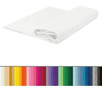 Fieltro Por Metros, Ancho 90 Ctrs, Manualidades, Costura, Disfraces, Decoración. (Blanco, 3 metros)