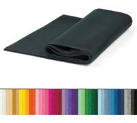 Fieltro Por Metros, Ancho 90 Ctrs, Manualidades, Costura, Disfraces, Decoración. (Negro, 1 Metro)
