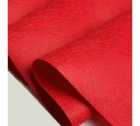 Fieltro Por Metros, Ancho 90 Ctrs, Manualidades, Costura, Disfraces, Decoración. (Rojo, 1 Metro)