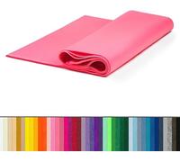 Fieltro Por Metros, Ancho 90 Ctrs, Manualidades, Costura, Disfraces, Decoración. (Rosa, 3 metros)