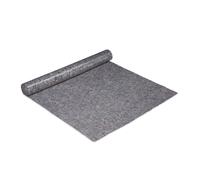 Relaxdays Fieltro Protector, Rollo Manta Mudanza o Pintura, 200g/m² 1 x 25m, Antideslizante, Repelente al Agua, Gris