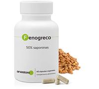 FIENO GRECO * 500 mg / 60 capsule * Titulado al 50% en saponinas * Antiinflamatorios, Deficiencias, Peso, Rendimiento deportivo