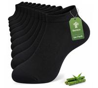Fiera Besa Calcetines Bambú 5 Pares Deporte Unisex Cortos Negro 39-42