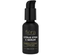Fièra Suero de vitamina C, ácido hialurónico y células madre de cítricos, suero antienvejecimiento para iluminar, reafirmar e hidratar el área de la cara y los ojos, 30 ml
