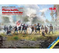 Fierce Battle. American Civil War Union Infantry. Confederate Infantry Set #2