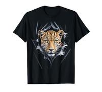 Fierce Cheetah Leopard Tiger Lion Big Cat Men Women Kids Camiseta