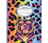 Fierce & Fun Tiger Wide Ruled Composition Journal Notebook: Notebook for Kids and Students | 110 pages, 7.5" x 9.25"