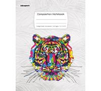 Fierce Tiger Composition Notebook: College Ruled Journal for Students, Artists & Creative Writers, 150 Pages, 7-1/2 x 9-3/4