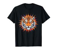 Fierce Tiger Face Wild Jungle Power Roar Camiseta