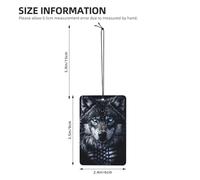 Fierce Wolf Head - Ambientadores para coche, 4 unidades, tarjetas perfumadas colgantes, tarjetas perfumadas para tabletas de aromaterapia de coche