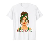 Fière Fille Algérienne Drapeau d’Algérie Copine ou Épouse Camiseta