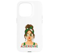 Fière Fille Algérienne Drapeau d’Algérie Copine ou Épouse Carcasa para iPhone 15 Pro