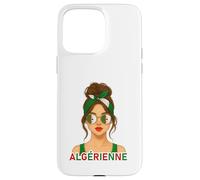 Fière Fille Algérienne Drapeau d’Algérie Copine ou Épouse Carcasa para iPhone 15 Pro Max