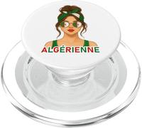 Fière Fille Algérienne Drapeau d’Algérie Copine ou Épouse PopSockets PopGrip para MagSafe