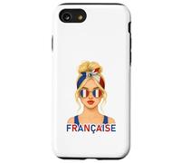 Fière Fille Française Drapeau de la France Copine ou Épouse Carcasa para iPhone SE (2020) / 7 / 8