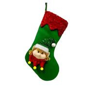 Fierudeng Calcetines Navideños Grandes | De Calcetín Navideño para Caramelos - Decoraciones de Navidad para Interiores - para El Árbol, La Repisa, Las Fiestas, La Chimenea, La Fiesta, Los Caramelos,