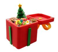 Fierudeng Juguetes de broma | Cajas de almacenamiento de bromas con árbol de Navidad en el interior | Figuras divertidas para apartamento entrada interior dormitorio salón chimenea bar tocador fiesta