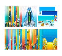 Fierudeng Kit de Aviones de Papel,Juego de Manualidades con Libro - Actividades Educativas Preescolar para Desarrollo y Entretenimiento Regalo Cumpleaños Navidad