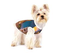 Fiery Red Street - Chaleco de algodón para perro, talla M, transpirable, cómodo y elegante para mascotas