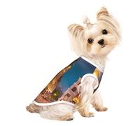 Fiery Red Street Pet - Camiseta transpirable sin mangas L para perros y gatos pequeños, suave, cómoda y elegante