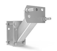 FIERYRED Soporte de Neumático de Repuesto para Remolque: Capacidad de 120 Libras, Compatible con Ruedas de 4 y 5 Lengüetas, Soporta Patrones