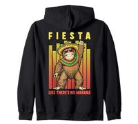 Fiesta como si no hubiera mañana, Divertido DJ de Bigfoot del Cinco de Mayo Sudadera con Capucha