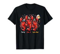 Fiesta Como Una Estrella Lob Funny Lobster Bailando Amantes De La Música Camiseta