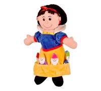 Fiesta crafts Tellatale Mano de Blancanieves con Marionetas de Dedo de los Siete enanitos, Color Assorted Colours Lime Green (T-2310)