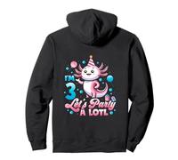 Fiesta Cumpleaños Axolotl Rosa Pez Caminante Mexicano Sudadera con Capucha