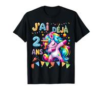 Fiesta de Aniversario Licorne pour Enfants de 2 ANS Camiseta
