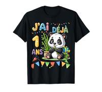 Fiesta de Aniversario Panda pour Enfants de 4 ANS Camiseta